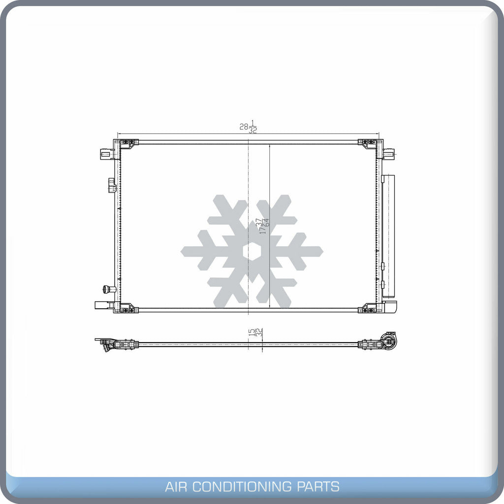 A/C Condenser for Toyota Avalon, Camry, RAV4 - 2019 to 2020 - OE# 884A006010 QL - Qualy Air