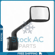 Cargar imagen en el visor de la galería, Chrome Hood Mirror Passenger Right Side fit Kenworth T680 Peterbilt 10+ 579 587 - Qualy Air