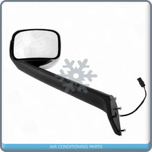 Load image into Gallery viewer, Chrome Hood Mirror Driver Left Side Assembly fit 2018-2022 Freightliner Cascadia - Qualy Air