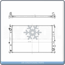 Radiator for 16-20 Honda Civic 1.5L - OE# 190105AAA01 QL - Qualy Air