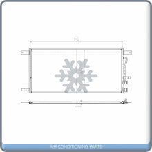 Load image into Gallery viewer, A/C Condenser for Ford F-250 Super Duty, F-350 Super Duty, F-450 Super Dut... QL - Qualy Air