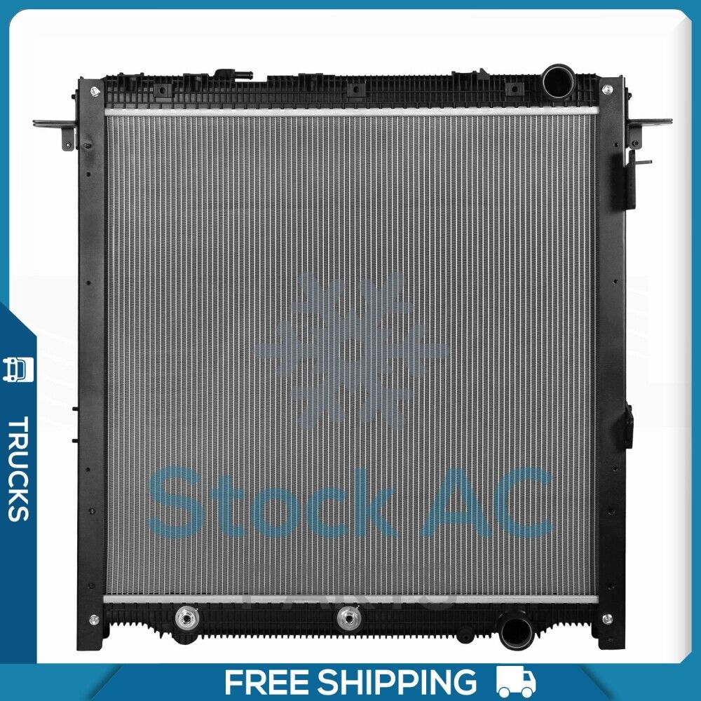 NEW Radiator for 2017-up CASCADIA, INLET & OUTLET SAME SIDE, FRAMED VERSION QL - Qualy Air