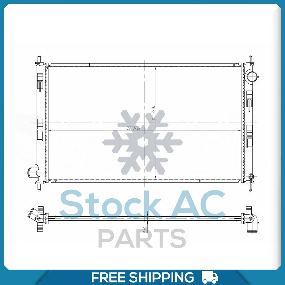 Radiator for Mitsubishi ASX, Outlander Sport, RVR QL - Qualy Air