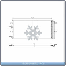 Load image into Gallery viewer, A/C Condenser for Ford Fusion / Lincoln Continental, MKZ QL - Qualy Air