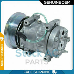 New OEM A/C Compressor for Caterpillar 621H, 740C, 824K, 950K.. - 7H15 / 24V