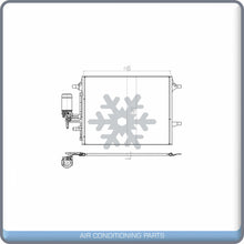Cargar imagen en el visor de la galería, A/C Condenser for Volvo S60, S60 Cross Country, V60, V60 Cross Country, XC... QL - Qualy Air