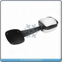 Load image into Gallery viewer, Chrome Hood Mirror Driver Left Side Assembly fit 2008-2016 Freightliner Cascadia - Qualy Air