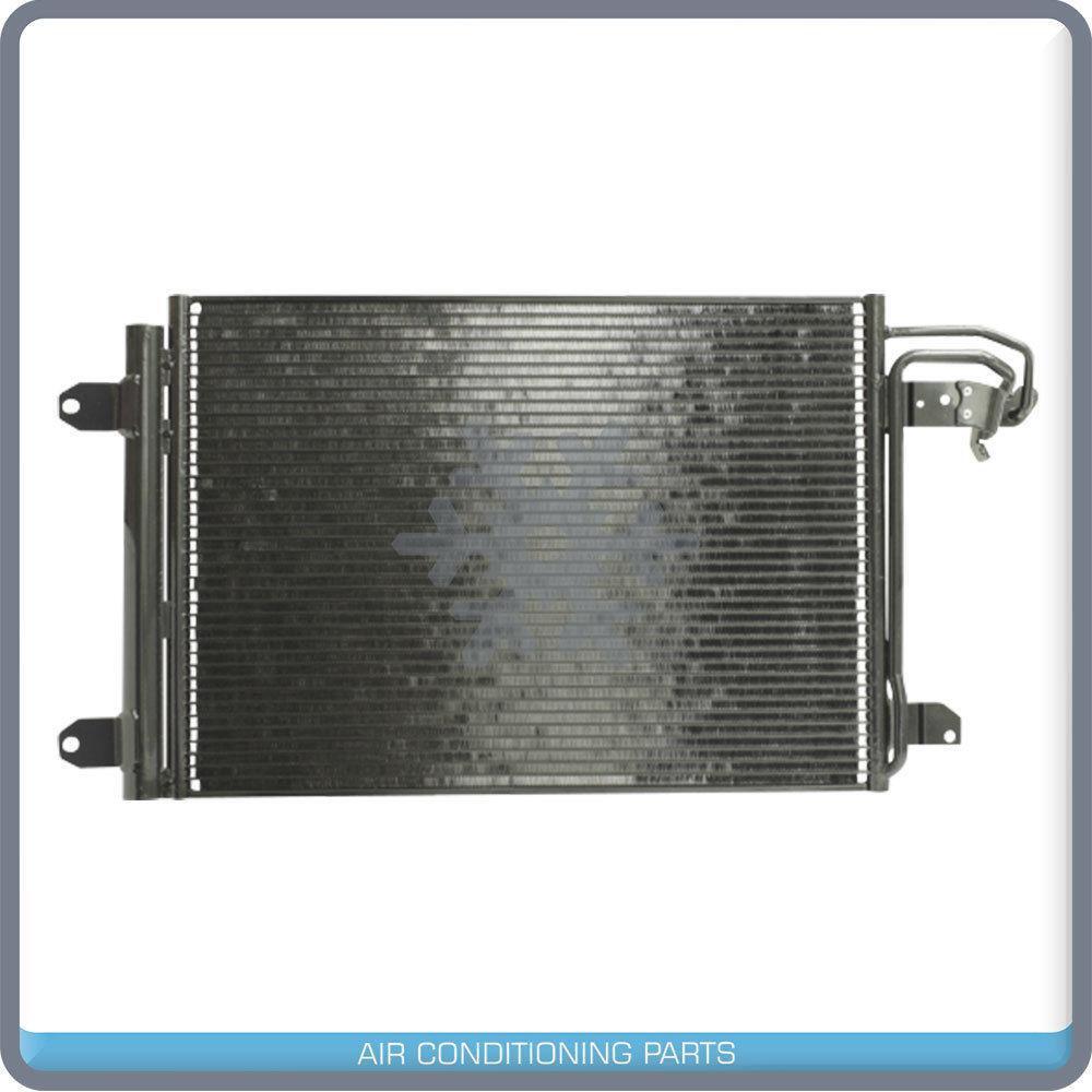 New A/C Condenser w/ Drier for VW Jetta, Rabbit, Golf, EOS / Audi A3, TT - Qualy Air