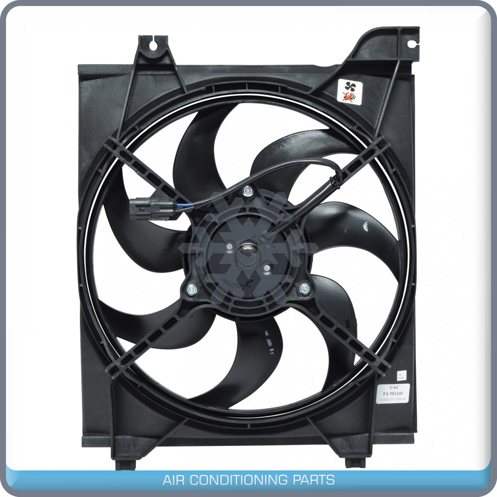 New A/C Radiator-Condenser Fan for Kia Rio, Rio5 - 2006 to 2007 QU - Qualy Air