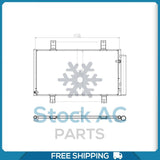 A/C Condenser for Mazda RX-8 QL