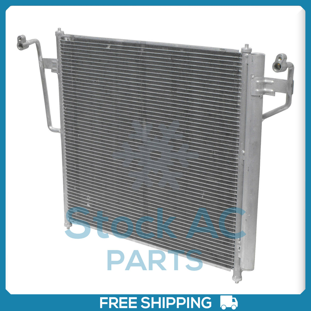 A/C Condenser for Infiniti QX56 2004 to 2010 / Nissan Armada, Titan 2005 to 2015 - Qualy Air