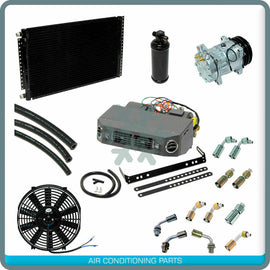 BRAND NEW A/C KIT UNIVERSAL UNDER DASH COMPRESSOR KIT AIR CONDITIONER 24V - Qualy Air