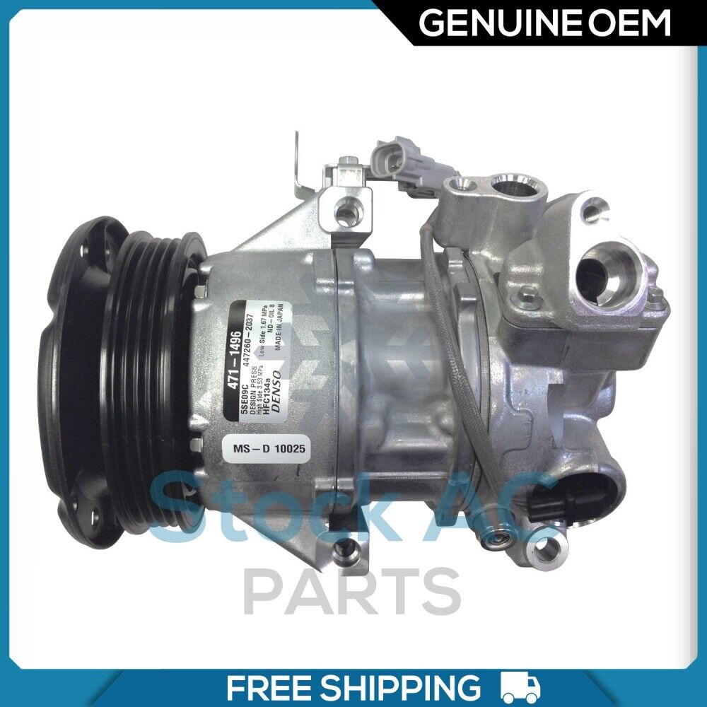 New OEM A/C Compressor for Scion xA, xB 2005 to 2015 - OE# 8831052530 RQ - Qualy Air