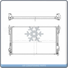 Cargar imagen en el visor de la galería, NEW Radiator fits 2016-2019 Ford Explorer, 3.5L V6 - OE# 16400-28661 QL - Qualy Air