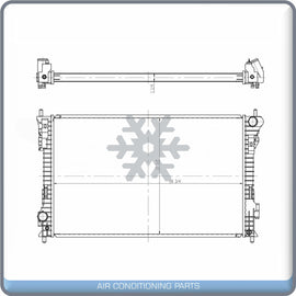 NEW Radiator fits 2016-2019 Ford Explorer, 3.5L V6 - OE# 16400-28661 QL - Qualy Air