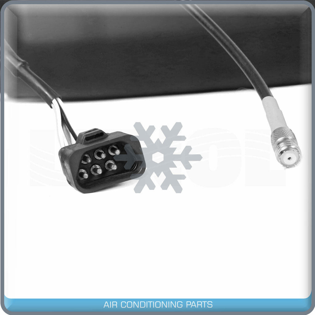 Black Mirror Right Passenger Side Power Heated fit 08-17 Freightliner Century QL - Qualy Air