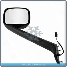 Cargar imagen en el visor de la galería, Chrome Hood Mirror Right Passenger Side Assembly fit 18-22 Freightliner Cascadia - Qualy Air