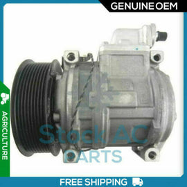 DENSO OEM A/C Compressor fits John Deere 350D, 400D Articulated Trucks - Qualy Air