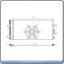 Load image into Gallery viewer, A/C Condenser for Mini Cooper, Cooper Clubman QL - Qualy Air