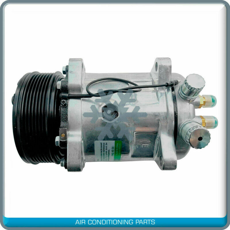 A/C Compressor fits FORD NEW HOLLAND BALE WAGON, TS, WINDROWER.. - Qualy Air