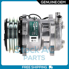 A/C Compressor OEM Sanden SD5H14 for Case IH 2130, NT, PANTHER, WL, WT, XL... QR