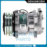 A/C Compressor OEM Sanden SD5H14 for Case IH 2130, NT, PANTHER, WL, WT, XL... QR