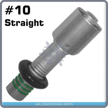 Load image into Gallery viewer, New A/C Springlock quick Disconnect Fitting,Straight Crimp Beadlock Male #10 - Qualy Air