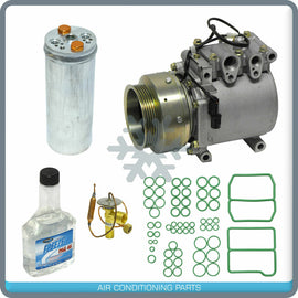 NEW A/C Compressor w/ Repair KIT fits Mitsubishi Mirage 1994 to 1997 - Qualy Air