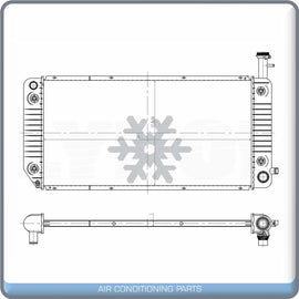 Radiator for Chevrolet Express 2500, Express 3500, Express 4500 / GMC ... QL - Qualy Air