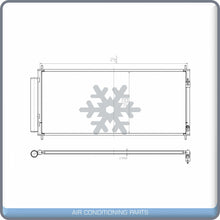 Load image into Gallery viewer, A/C Condenser for Honda Fit QL - Qualy Air