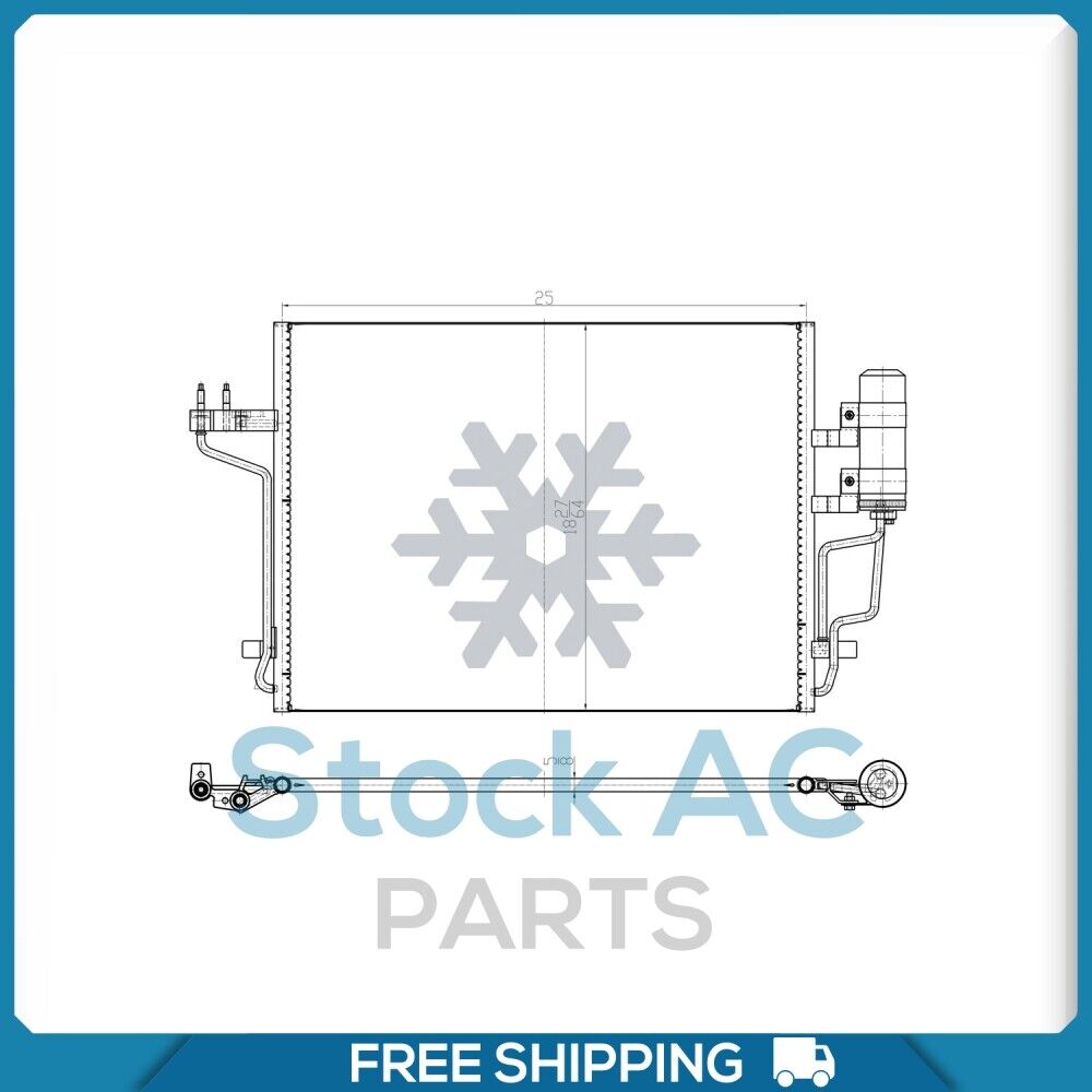 A/C Condenser for Ford Escape QL - Qualy Air