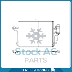 A/C Condenser for Ford Escape QL
