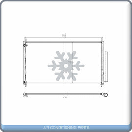 New AC Condenser For Acura 2015-2019 RLX Base Elite Tech 3.5L QL - Qualy Air