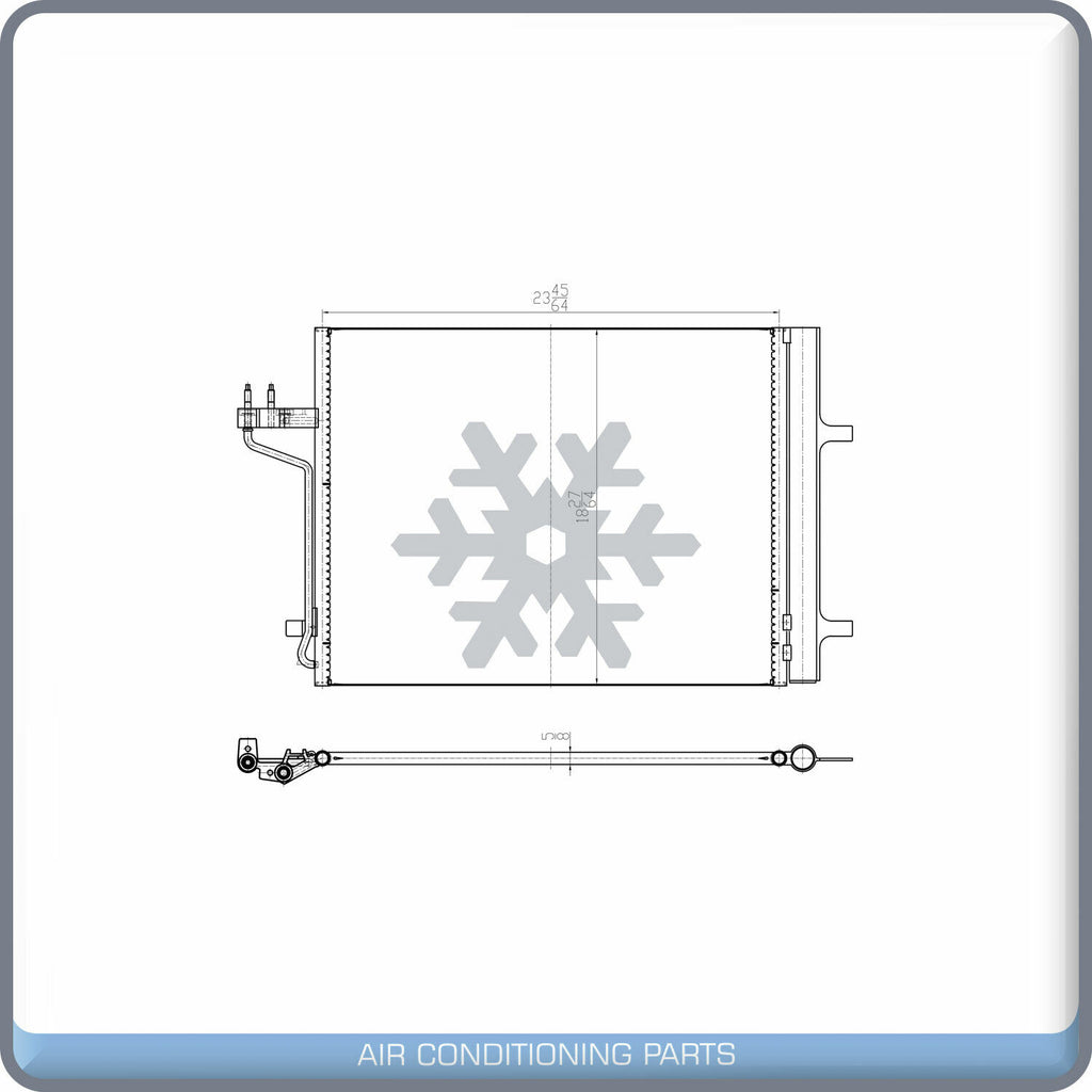 A/C Condenser for Ford C-Max, Escape QL - Qualy Air