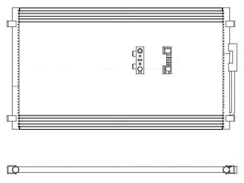 A/C Condenser for Chrysler Town & Country, Voyager / Dodge Caravan, Grand ... QR - Qualy Air