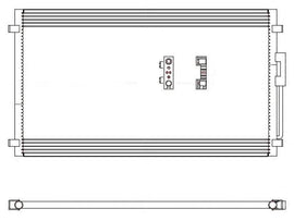 A/C Condenser for Chrysler Town & Country, Voyager / Dodge Caravan, Grand ... QR - Qualy Air