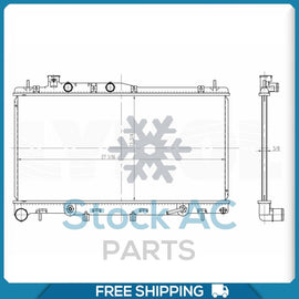 Radiator for OE# 8013281 SU3010665 QL - Qualy Air