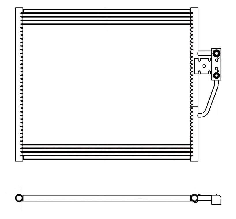 A/C Condenser for BMW 525i, 528i, 530i, 540i, M5, Z8 QR - Qualy Air