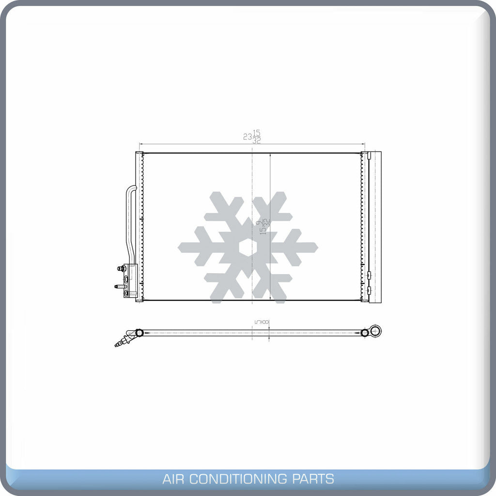 A/C Condenser for Buick LaCrosse / Chevrolet Malibu QL - Qualy Air