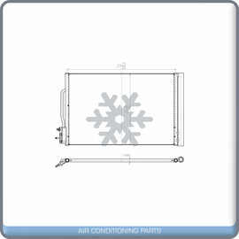 A/C Condenser for Buick LaCrosse / Chevrolet Malibu QL - Qualy Air
