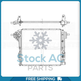 NEW Radiator for Ford F-250 Super Duty, F-350, F-350 Super Duty, F-450 Sup... QL - Qualy Air