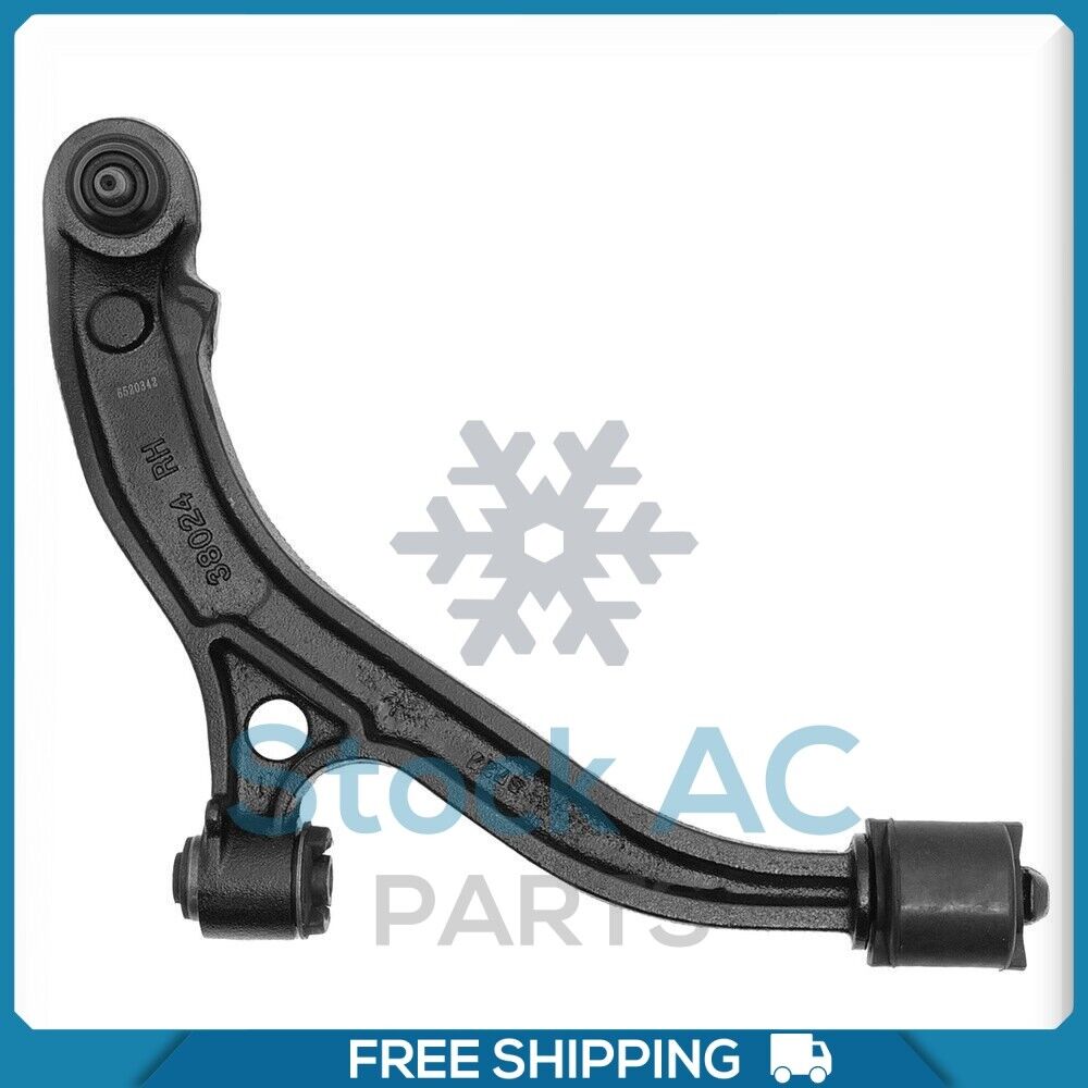 Control Arm Front Lower Right for Chrysler 2008-01, Dodge 2007-01 QOA - Qualy Air