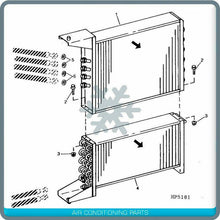 Cargar imagen en el visor de la galería, A/C Condenser fits John Deere 9400/9500 Series - &quot;With oil cooler&quot; - Qualy Air