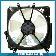 Cargar imagen en el visor de la galería, New A/C Radiator-Condenser Fan for Geo Prizm / Toyota Corolla - 1993 to 1997 - Qualy Air