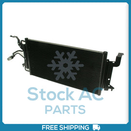 New A/C Condenser for Cadillac DeVille, Eldorado, Seville - 1996 to 2002 - Qualy Air
