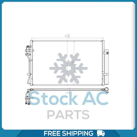 A/C Condenser for Genesis Coupe QL - Qualy Air