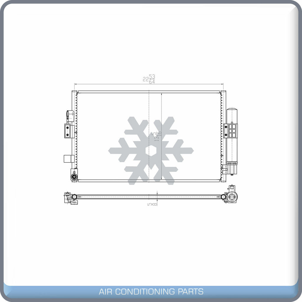 A/C Condenser for Ford Focus QL - Qualy Air