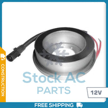 Load image into Gallery viewer, New A/C Compressor Coil For S7DH15 CATERPILLAR/CASE - 12V - CM120089 - Qualy Air