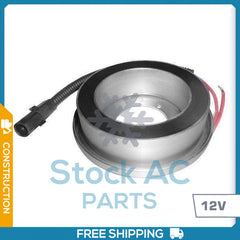 New A/C Compressor Coil For S7DH15 CATERPILLAR/CASE - 12V - CM120089