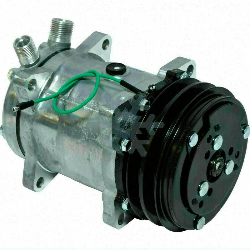 A/C Compressor fits Case TRACTOR / DEUTZ-ALLIS TRACTOR / FORD NEW HOLLAND T... - Qualy Air
